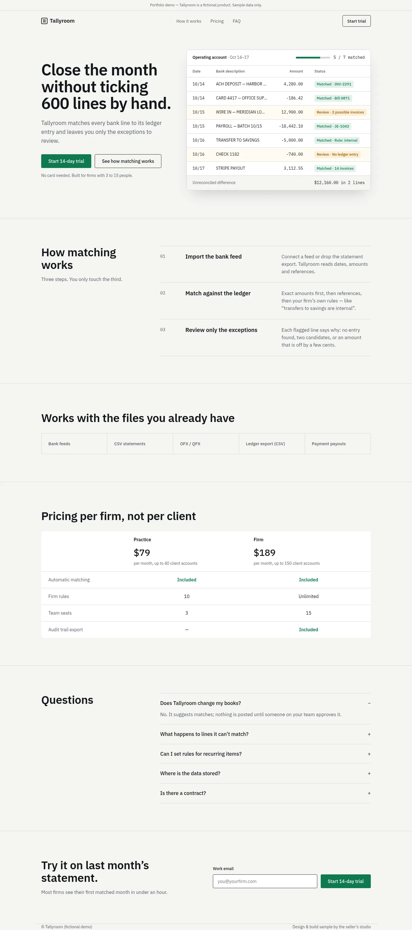 Tallyroom Full page
